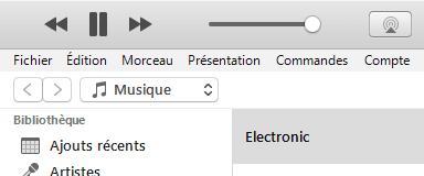 DiskStation dans iTunes