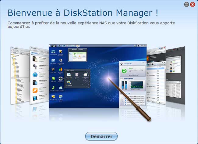 Synology - Démarrage rapide