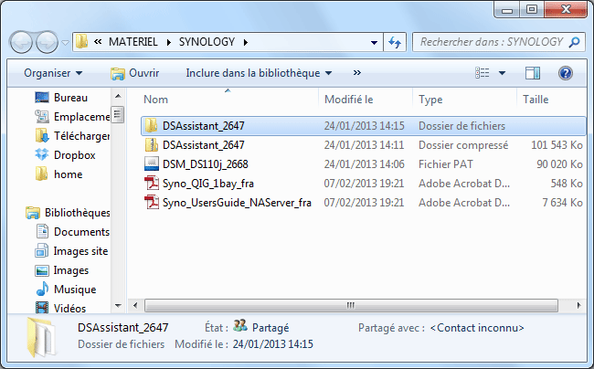 Synology - Dossier
