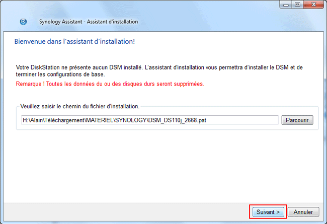 Synology - PAT 1