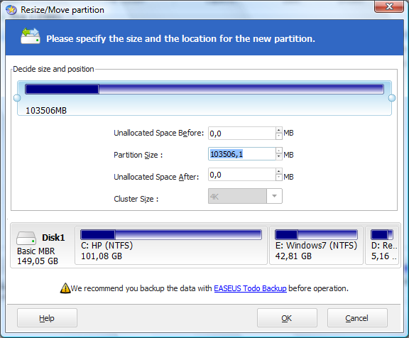 Easus Partition Master