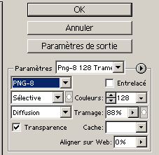 Format PNG dans Photoshop