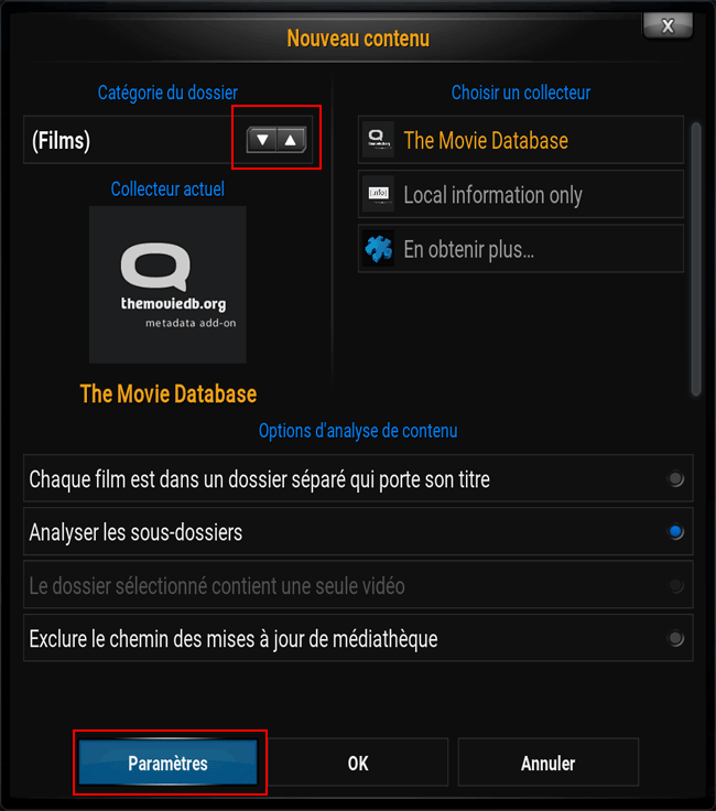Kodi - Nouveau contenu