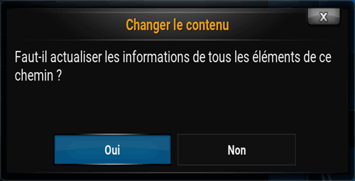 Kodi - Changer le contenu