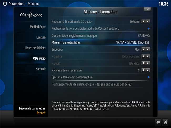 XBMC - Musique