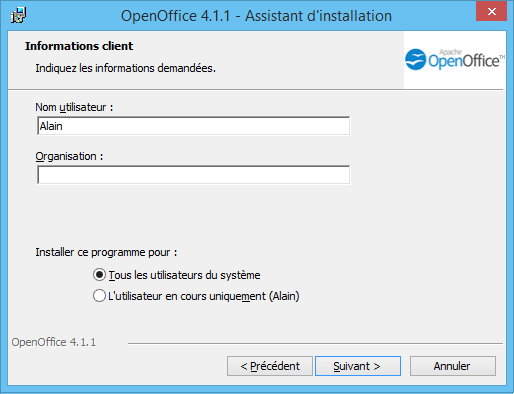 OpenOffice Installation 3