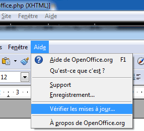 OpenOffice : Démarrage rapide