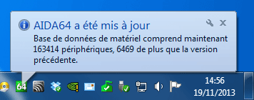 AIDA64 - mise à jour
