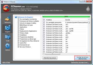 Ccleaner : Nettoyer regsitre