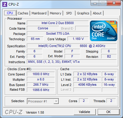 CPU-Z : CPU