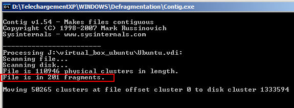 Power Défragmenteur sur une image ISO téléchargée