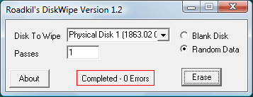 Disk Wipe