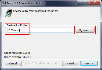 Installation de Fraps