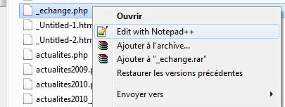 Notepad++ : comparaison de fichiers texte