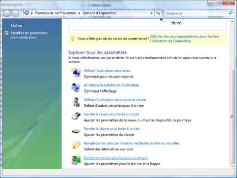 Désactiver le narrateur (Windows Vista)
