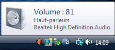 Volume du son