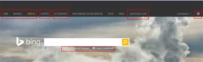 Bing : Recherche