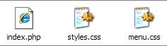 Fichiers CSS