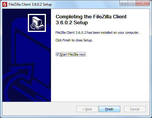 FileZilla : Installation