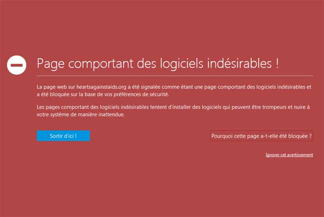 Firefox : logiciels indésirables.