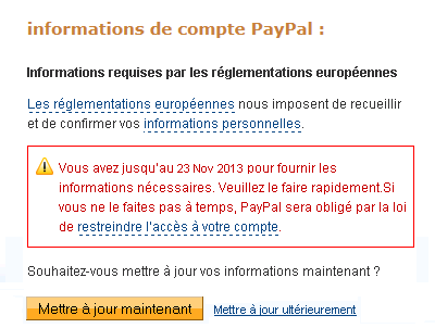 Phishing Paypal