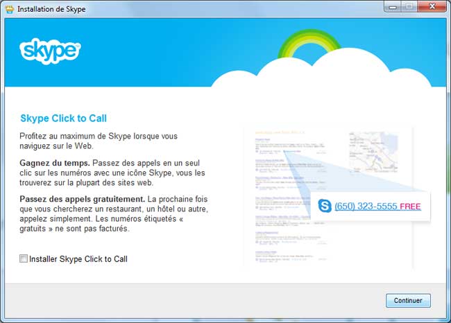 Installation Skype