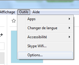 Skype : Options