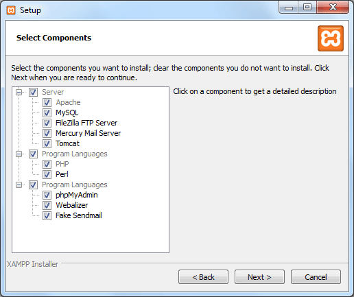 XAMPP 5.6.3 Installation