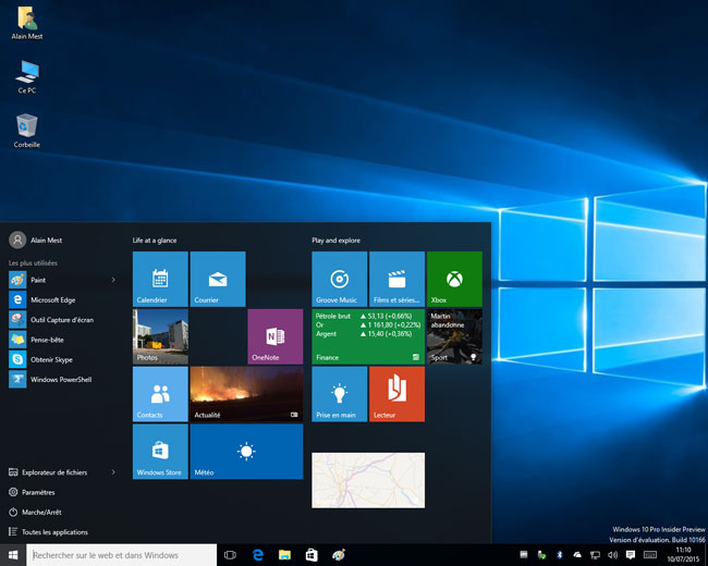 Windows 10 - Build 10166