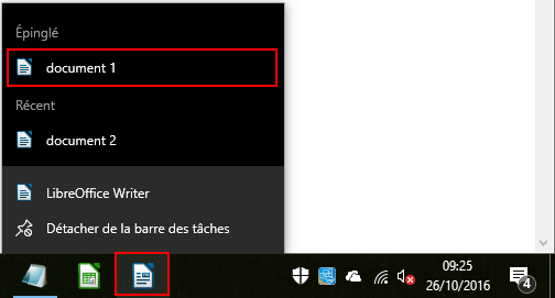 Windows 10 : Epingler à la barre des tâches