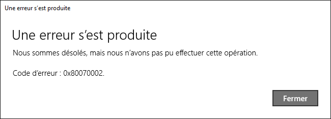 Windows 10 : Paramètres de compte obsolètes