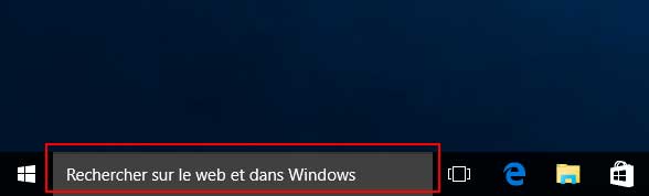 Windows 10 - Recherche