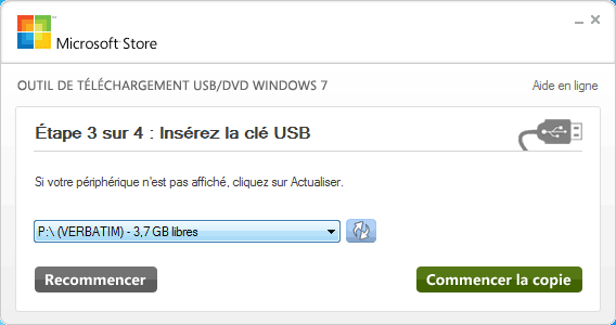 Windows 7 USB/DVD Tool