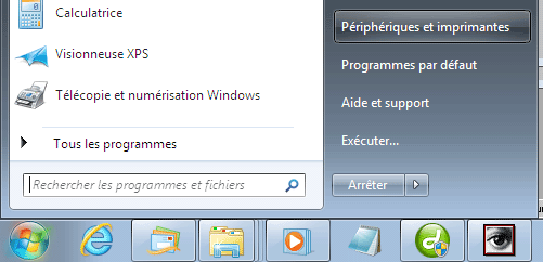 Windows 7 : Périphériques et Imprimantes