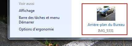 Vista : Fond d'écran