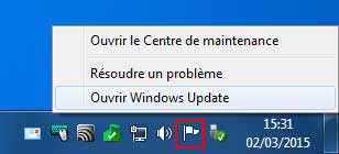 Windows 7 - Icone Maintenance