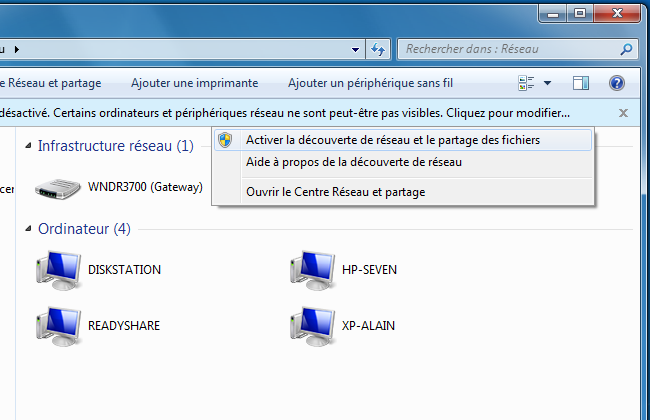 Windows 7 - Réseau
