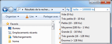 La recherche sous Windows 7