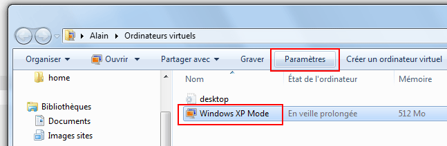 XP Mode : lancement