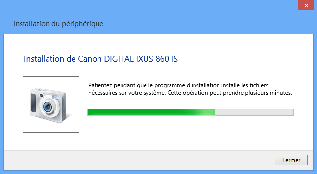 Windows 8 : Branchement de l'APN