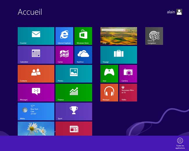 Windows 8 : Applications