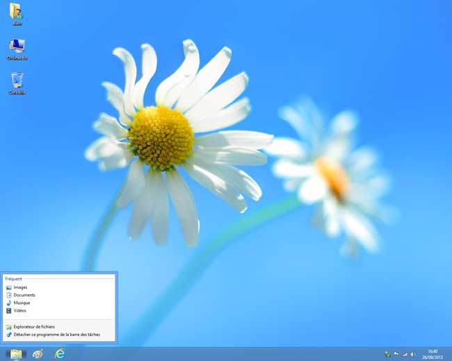Windows 8 : Bureau