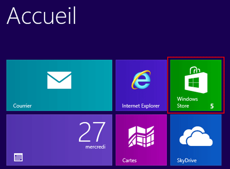 Windows 8 : Mises à jour Windows Store