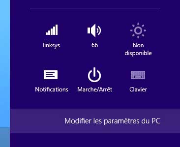 Modifier les paramètres du PC