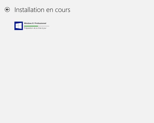 Windows 8.1 : Mise à jour