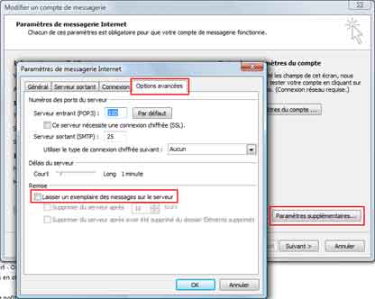 Outlook 2007 : créer un compte