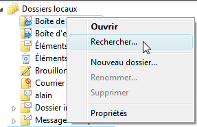 Générateur de recherche Outlook