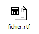 fichier .rtf