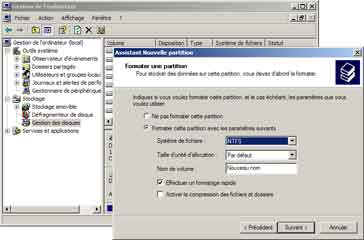 Formater une partition