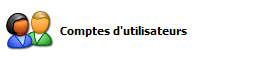Panneau de configuration Comptes d'utilisateurs